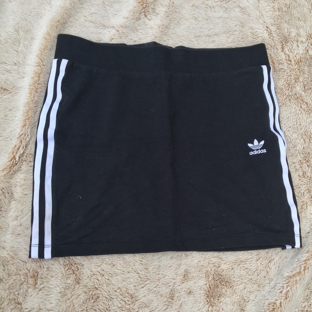 adidas high waisted skirt ☾